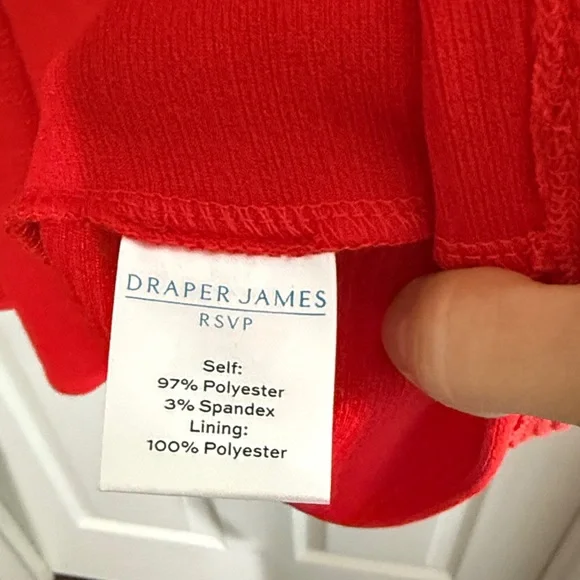 Draper James Vibrant Red Dress - Picture 5 of 6